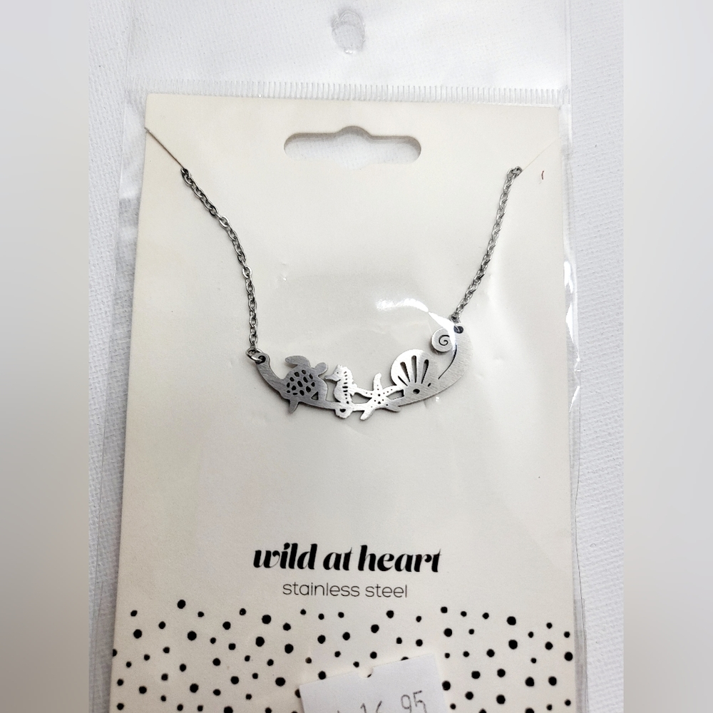 🛍️ | Seahorse.Starfish.Turtle.Clam. Pendant - Necklace